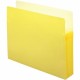Smead Straight Tab Cut Letter Recycled File Pocket - 8 1/2" x 11" - 5 1/4" Expansion - Top Tab Location - Card Stock - Yellow - 