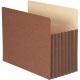 Smead TUFF Straight Tab Cut Letter Recycled File Pocket - 8 1/2" x 11" - 1600 Sheet Capacity - 7" Expansion - Redrope - Redrope 