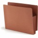 Smead Straight Tab Cut Letter Recycled File Pocket - 8 1/2" x 11" - 3 1/2" Expansion - Redrope - Redrope - 100% Recycled - 25 / 