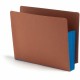 Smead Straight Tab Cut Letter Recycled File Pocket - 8 1/2" x 11" - 3 1/2" Expansion - 1 Pocket(s) - Top Tab Location - Redrope 