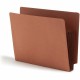 Smead Straight Tab Cut Letter Recycled File Pocket - 8 1/2" x 11" - 5 1/4" Expansion - Redrope - Dark Brown - 30% Recycled - 10 