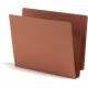 Smead TUFF Straight Tab Cut Letter Recycled File Pocket - 8 1/2" x 11" - 3 1/2" Expansion - Redrope - Redrope - 30% Recycled - 1