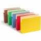 Smead Straight Tab Cut Letter Recycled File Pocket - 8 1/2" x 11" - 800 Sheet Capacity - 3 1/2" Expansion - Card Stock - Yellow,
