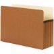 Smead Straight Tab Cut Legal Recycled File Pocket - 9 1/2" x 14 5/8" - 5 1/4" Expansion - Redrope, Manila - 100% Recycled - 10 /