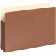Smead Straight Tab Cut Legal Recycled File Pocket - 8 1/2" x 14" - 3 1/2" Expansion - Top Tab Location - Redrope - Redrope - 30%
