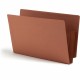 Smead TUFF Straight Tab Cut Legal Recycled File Pocket - 8 1/2" x 14" - 5 1/4" Expansion - Redrope - Redrope - 30% Recycled - 10