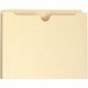Smead Straight Tab Cut Letter Recycled File Jacket - 8 1/2" x 11" - 1 1/2" Expansion - Manila - 10% Recycled - 50 / Box