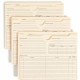 Smead Straight Tab Cut Letter Recycled File Jacket - 2" Folder Capacity - 8 1/2" x 11" - 2" Expansion - Top Tab Location - Manil