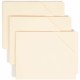 Smead Straight Tab Cut Letter Recycled File Jacket - 8 1/2" x 11" - Manila - 10% Recycled - 100 / Box