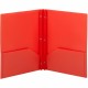 Smead Poly Two-Pocket Folders with Fasteners - Letter - 8 1/2" x 11" Sheet Size - 50 Sheet Capacity - 2 Pocket(s) - Polypropylen