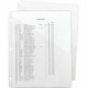 Smead Letter File Jacket - 8 1/2" x 11" - Poly - Clear - 5 / Pack