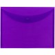 Smead Letter File Wallet - 8 1/2" x 11" - Purple - 10 / Box