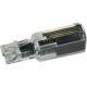 Softalk Phone Cord Detangler - 1 Pack - 1 x RJ-11 Phone Male - 1 x RJ-11 Phone Female - Clear, Black