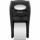 LoCor Top-Down Bath Tissue Dispenser - 300 x Sheet - 7.4" Height x 7.2" Width x 13.5" Depth - Black - 1 Each