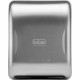 Solaris Paper Mechanical Hands-Free Dispenser - Touchless Dispenser - 16.4" Height x 12.9" Width x 9.3" Depth - Stainless - 1 Ea