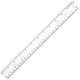 Sparco 12" Standard Metric Ruler - 12" Length 1.3" Width - 1/16 Graduations - Metric, Imperial Measuring System - Plastic - 1 Ea