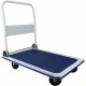 Sparco Folding Platform Truck - Tubular Handle - 660 lb Capacity - Steel, Polyvinyl Chloride (PVC) - x 24.8" Width x 36" Depth x