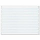 Sparco 1/2" Blue Bar 1-part Computer Paper - 14 7/8" x 11" - 20 lb Basis Weight - 240 / Carton - Perforated - Blue Bar