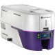 SICURIX Sigma DS2 Double Sided Dye Sublimation/Thermal Transfer Printer - Color - Card Print - USB - Silver, Blue - 300 dpi - Fo