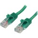 StarTech.com 6 ft Green Cat5e Snagless UTP Patch Cable - Make Fast Ethernet network connections using this high quality Cat5e Ca