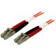 StarTech.com 3m Fiber Optic Cable - Multimode Duplex 50/125 - OFNP Plenum - LC/LC - OM2 - LC to LC Fiber Patch Cable - Provide a
