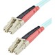 StarTech.com 1m Fiber Optic Cable - 10 Gb Aqua - Multimode Duplex 50/125 - LSZH - LC/LC - OM3 - LC to LC Fiber Patch Cable - LC 
