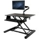 StarTech.com Sit-Stand Desk Converter with Monitor Arm - Up to 26" Monitor - 35&acirc&euro Wide Work Surface - Height Adjustabl