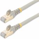 StarTech.com 10ft CAT6a Ethernet Cable - 10 Gigabit Category 6a Shielded Snagless 100W PoE Patch Cord - 10GbE Gray UL Certified 