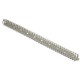 StarTech.com Cable Management Raceway Spine Vertebrae 1-1/8"(29mm)W x 2"(25mm)H, 20"(0.5m) length, Network Cord Hider/Wire Duct,
