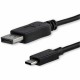 StarTech.com 3ft/1m USB C to DisplayPort 1.2 Cable 4K 60Hz - USB Type-C to DP Video Adapter Monitor Cable HBR2 - TB3 Compatible 