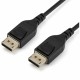StarTech.com 2 m VESA Certified DisplayPort 1.4 Cable - 8K 60Hz HBR3 HDR - 6 ft Super UHD 4K 120Hz - DP to DP Slim Video Monitor