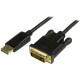 StarTech.com DisplayPort to DVI Converter Cable - DP to DVI Adapter - 3ft - 1920x1200 - Eliminate clutter by connecting your PC 