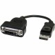 StarTech.com DisplayPort to DVI Adapter, Active DisplayPort to DVI-D Adapter Converter 1080p, DP 1.2 to DVI Adapter, Latching DP