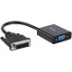StarTech.com DVI-D to VGA Active Adapter Converter Cable - 1080p - Connect a DVI-D equipped Laptop or Desktop Computer to your V