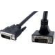 StarTech.com 6 ft 90 Degree Down Angled DVI-D Monitor Cable - M/M - Provides a high speed, crystal clear connection between your