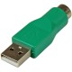 StarTech.com Replacement PS/2 Mouse to USB Adapter - F/M - Plug your PS/2 mouse into a USB port - ps2 to usb adapter - ps2 mouse
