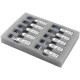 StarTech.com Gigabit Fiber SFP Transceiver Module - Cisco GLC-LH-SM Compatible - SM/MM LC - 10km / 550m - 10 Pack - 1000Base-LX/
