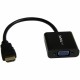 StarTech.com HDMI to VGA Adapter - 1080p - 1920 x 1080 - Black - HDMI Converter - VGA to HDMI Monitor Adapter - Connect an HDMI 