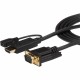 StarTech.com HDMI to VGA Cable - 3 ft / 1m - 1080p - 1920 x 1200 - Active HDMI Cable - Monitor Cable - Computer Cable - Eliminat