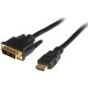 StarTech.com 15 ft HDMIÂ to DVI-D Cable - M/M - Connect an HDMI-enabled output device to a DVI-D display, or a DVI-D output devi