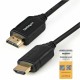 StarTech.com 1.6ft/50cm Premium Certified HDMI 2.0 Cable with Ethernet, High Speed Ultra HD 4K 60Hz HDMI Cable HDR10 UHD HDMI Mo