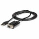 StarTech.com USB to Serial Adapter - Null Modem - FTDI USB UART Chip - DB9 (9-pin) - USB to RS232 Adapter - Add a Null Modem RS2