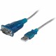 StarTech.com USB to Serial Adapter - Prolific PL-2303 - 1 port - DB9 (9-pin) - USB to RS232 Adapter Cable - USB Serial - Add an 
