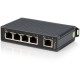StarTech.com 5 Port Industrial Ethernet Switch - DIN Rail Mountable - Expand your network connectivity with this rugged unmanage
