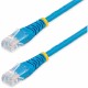 StarTech.com 20 ft Blue Molded Cat5e UTP Patch Cable - Make Fast Ethernet network connections using this high quality Cat5e Cabl