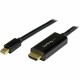 StarTech.com 6ft (2m) Mini DisplayPort to HDMI Cable, 4K 30Hz Video, Mini DP to HDMI Adapter/Converter Cable, mDP to HDMI Monito