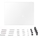 StarTech.com Acrylic Shield/Sneeze Guard - Clear Protective Cough Barrier/Screen for Office Desk - For VESA Mounted Monitors - 3