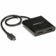 StarTech.com USB-C to Dual HDMI Adapter, USB Type-C Multi-Monitor MST Hub, Dual 4K 30Hz HDMI Laptop Display Extender/Splitter, W