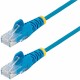 StarTech.com 6 in CAT6 Cable - Slim CAT6 Patch Cord - Blue Snagless RJ45 Connectors - Gigabit Ethernet Cable - 28 AWG - LSZH (N6