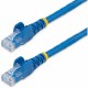 StarTech.com 15ft CAT6 Ethernet Cable - Blue Snagless Gigabit - 100W PoE UTP 650MHz Category 6 Patch Cord UL Certified Wiring/TI
